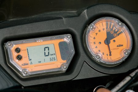 KTM LC8 950 Adventure : tableau de bord