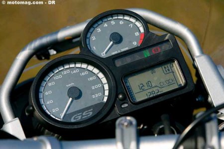 BMW R 1200 GS : tableau de bord complet