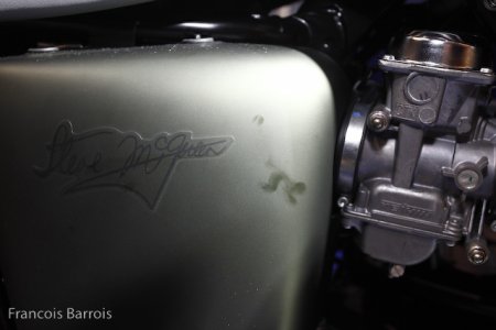 Milan-Triumph T100 McQueen : la signature