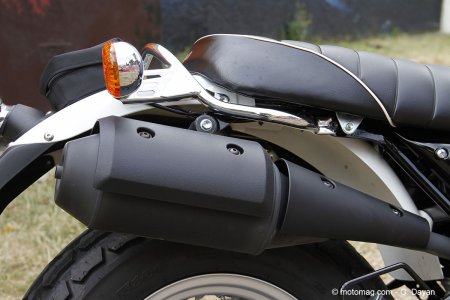 Suzuki VanVan 200 : silencieux