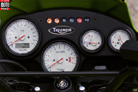 Triumph Tiger 955i : tableau de bord