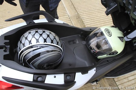 Essai Yamaha 250 X-Max : très grand coffre