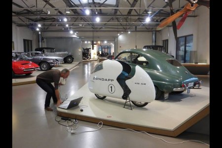 Triplettes de Bonneville : numérisation 3D de la machine