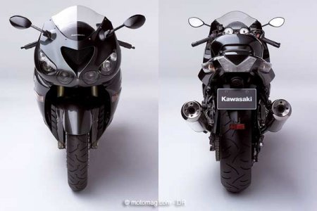 Kawasaki 1400 ZZR : gabarit