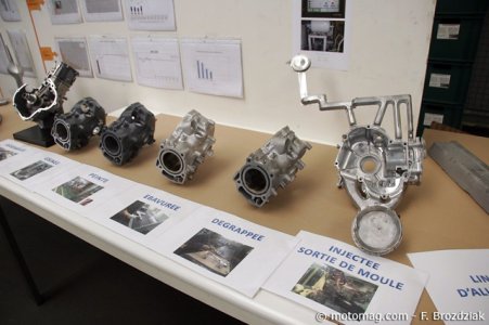 Visite de l’usine MBK à Saint-Quentin : différentes phases