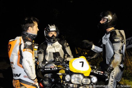 Rallye du Dourdou : discussions nocturnes