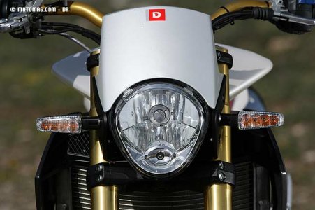 Derbi 659 Mulhacén : tête de fourche