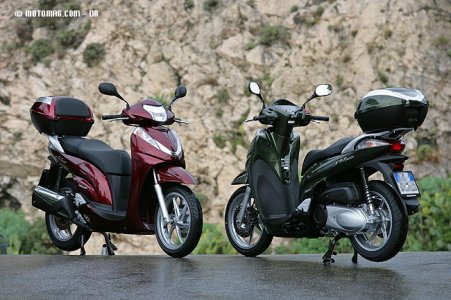 Essai Honda SH 300 i : coloris