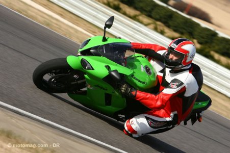 Kawasaki Ninja ZX-6R : garde au sol