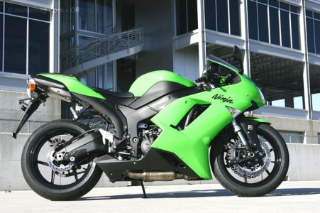 Kawasaki Ninja ZX-6R : usage route