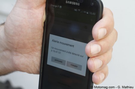 Balise antivol Bikesens : alertes SMS