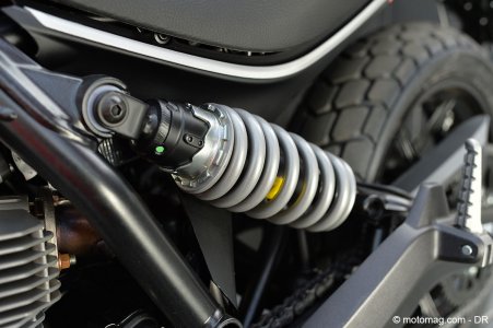 Ducati Scrambler Sixty2 : suspensions mollassonnes