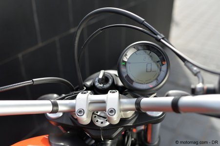 Ducati Scrambler Sixty2 : instrumentation minimaliste