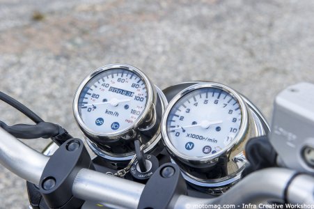 Mash 125 Black Seven : compteur