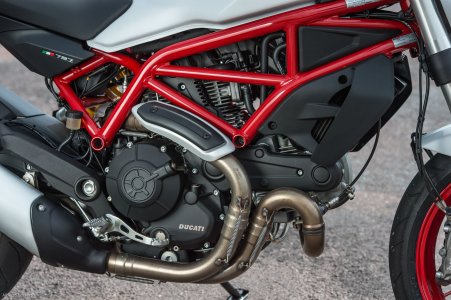 Ducati Monster 797 : cadre treillis