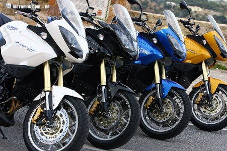 Triumph 1050 Tiger : coloris