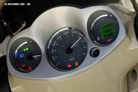 Aprilia 500 Scarabeo : instumentation