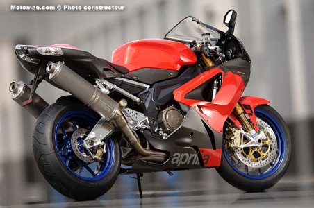 Aprilia 1000 RSV : rouge Ducati