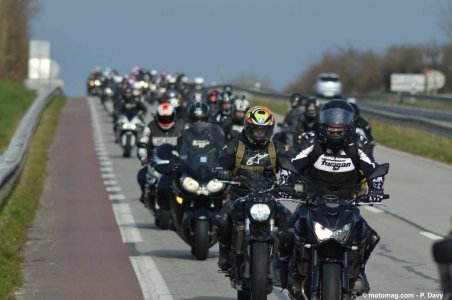 Manifestation FFMC 50 du 27 février 2016 : de Cherbourg à St-Lô