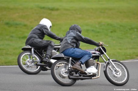 Journées de la moto classique : bitza de course