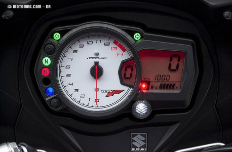 Suzuki GSX 650 F : à bord