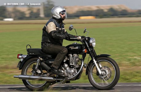 Enfield 500 Electra : fourche