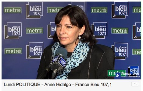 Anne Hidalgo favorable au stationnement payant