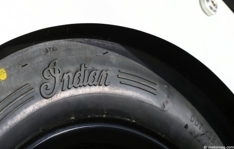 Indian Scout Sixty : gommes à gommer