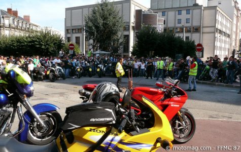 Manif 10 septembre Limoges : longue pause
