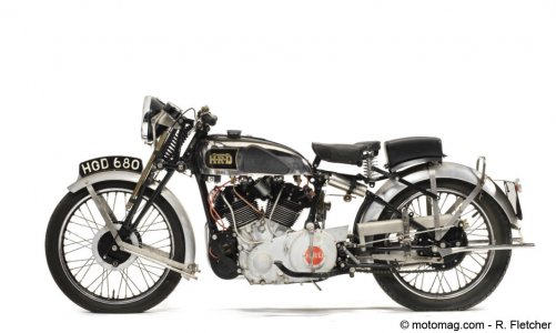 Une Vincent HRD de 1939 et 998 cm3