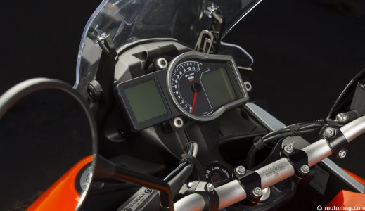 KTM 1050 Adventure : instrumentation complète