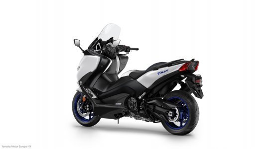 Yamaha TMax SX : arrière bien équipé