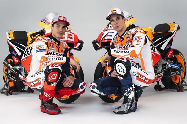 Les frères Marquez Moto GP 2020
