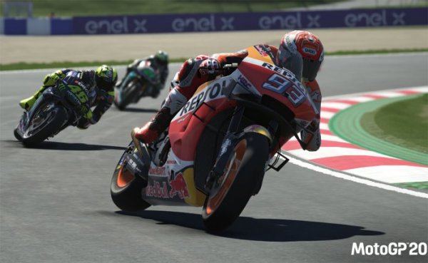 MotoGP20 course jeu vidéo honda repsol {JPEG}
