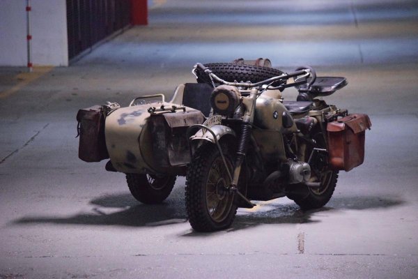 bmw r75 side car moto collection guerre