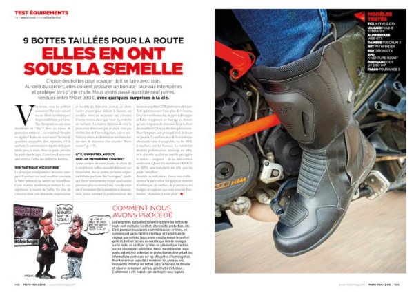 essai bottes moto routières 2025 {JPEG}