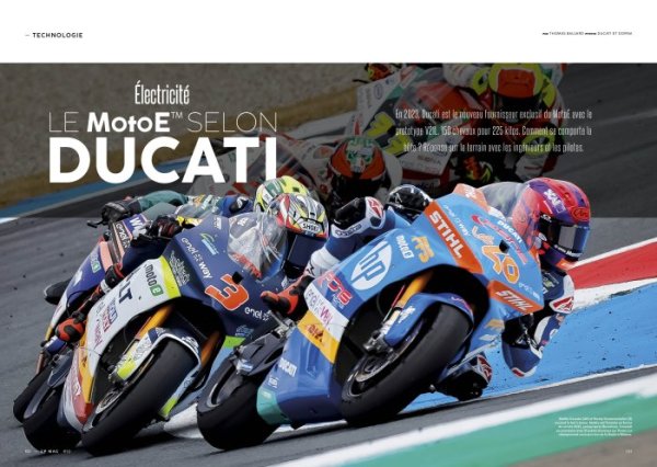 GP Mag 10 magazine MotoGP La MotoE selon Ducati {JPEG}
