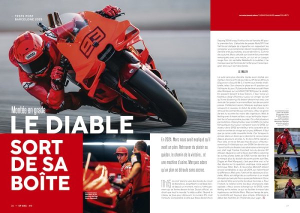 GP Mag 15 magazine motogp marc marquez chez ducati {JPEG}