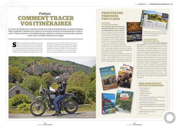 moto magazine hors série tourisme 2023 comment tracer vos itinéraires {JPEG}