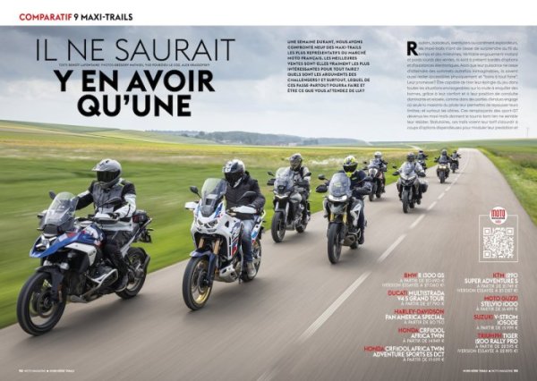 hors-série trails 2024 Moto Magazine comparatif gros trails {JPEG}