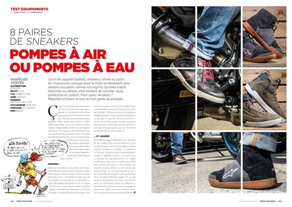 Moto Magazine n°400 essais 8 baskets moto {JPEG}