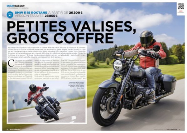 Moto Magazine n°400 essai BMW R 18 Roctane {JPEG}
