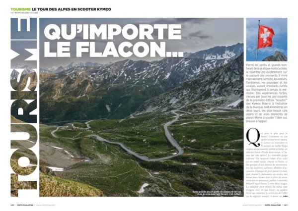 Moto Magazine 401 reportage tourisme kymco riders {JPEG}