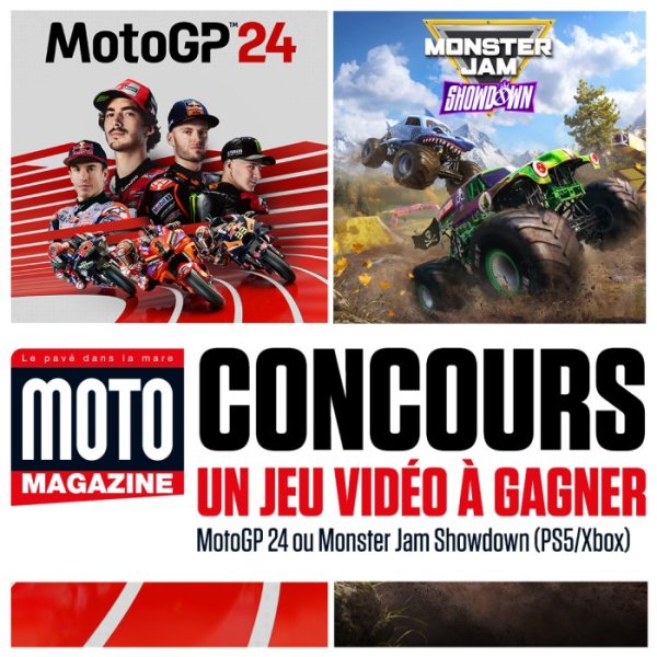 Concours Motomag : deux jeux vidéo MotoGP 24 et Monster Jam Showdown à gagner ! {JPEG}