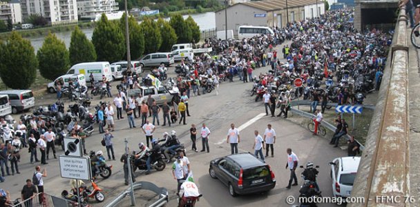 Manif 10 septembre Rouen : sur les quais